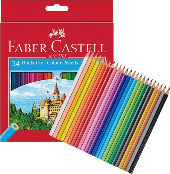 Classic Colour colour pencil cardboard wallet of 24 - Image 2