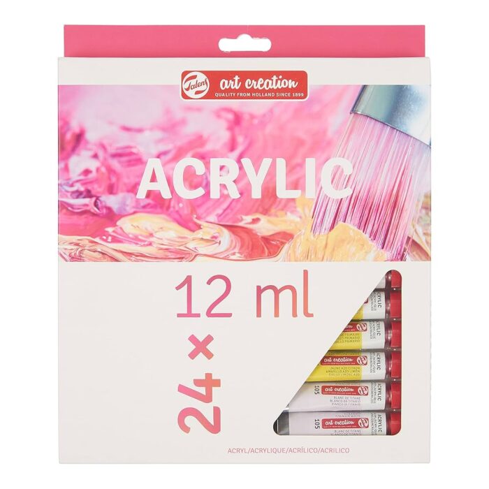 Talens Art Creation - Acrylic paint set 24 x 12ml - Image 2
