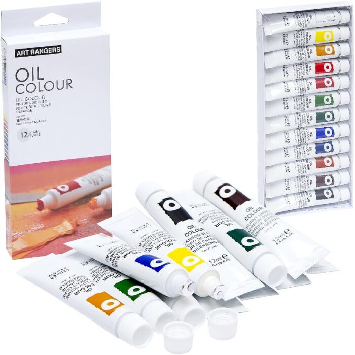 Art Rangers 12 Color Oil Color 12ml - Image 2
